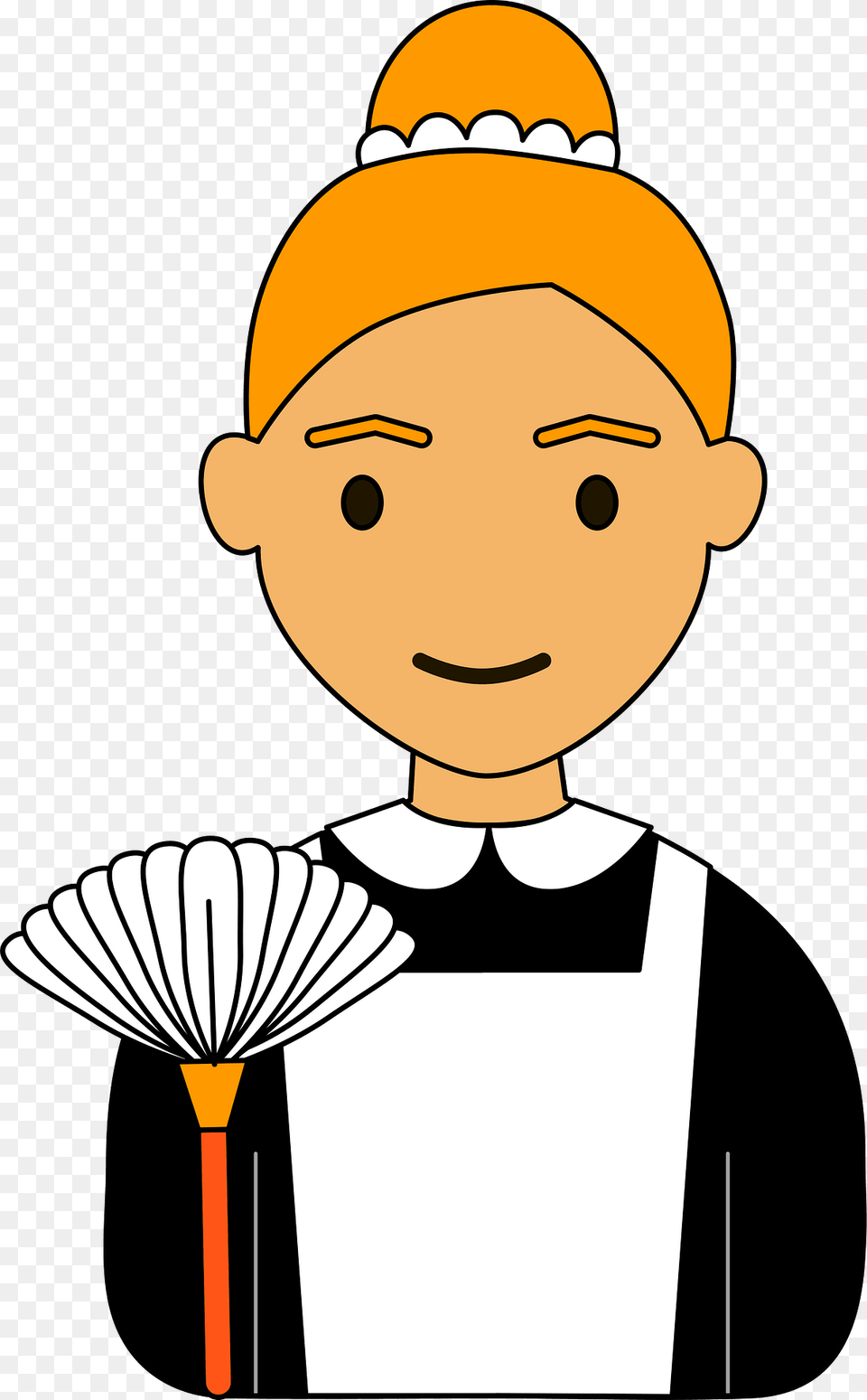 Maid Clipart, Baby, Person, Face, Head Png Image