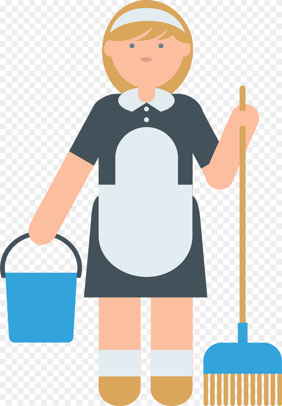 Maid Clipart, Cleaning, Person, Baby, Face Free Transparent Png