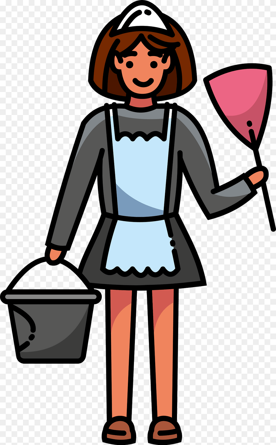 Maid Clipart, Cleaning, Person, Baby, Face Png