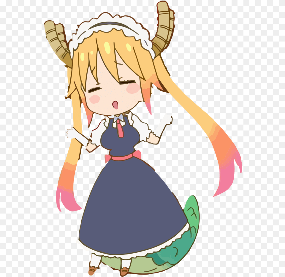 Maid High Quality Image Arts Tohru Dragon Maid Transparent, Book, Comics, Publication, Baby Png