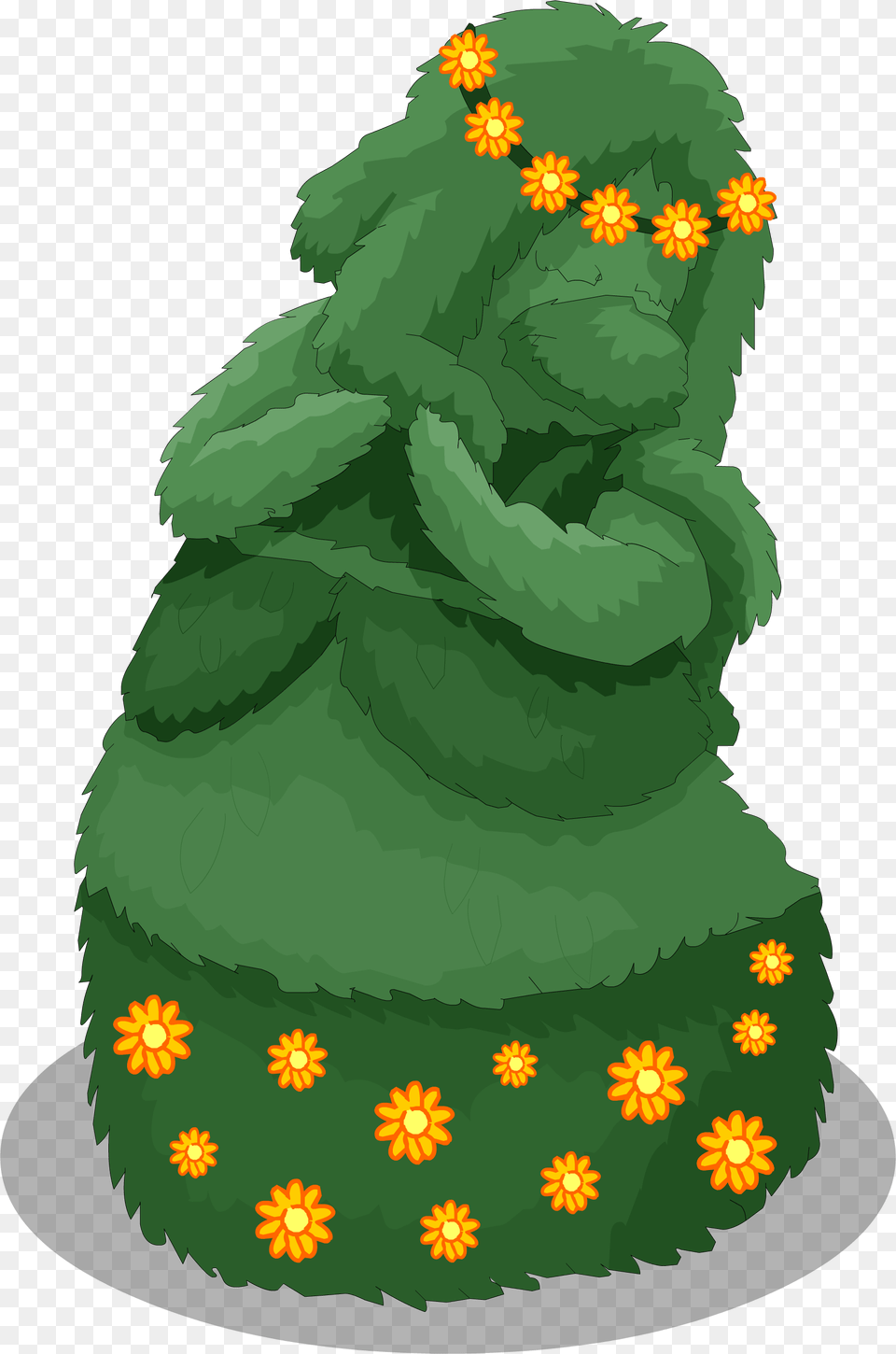 Maiden Shrubbery Sprite 001 Illustration, Green, Cake, Dessert, Food Free Png