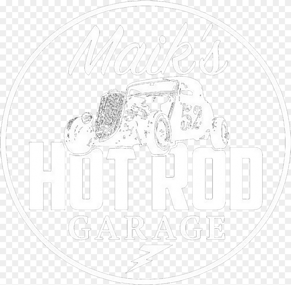 Maik S Hotrod Garage Label, Car, Transportation, Vehicle, Machine Free Transparent Png