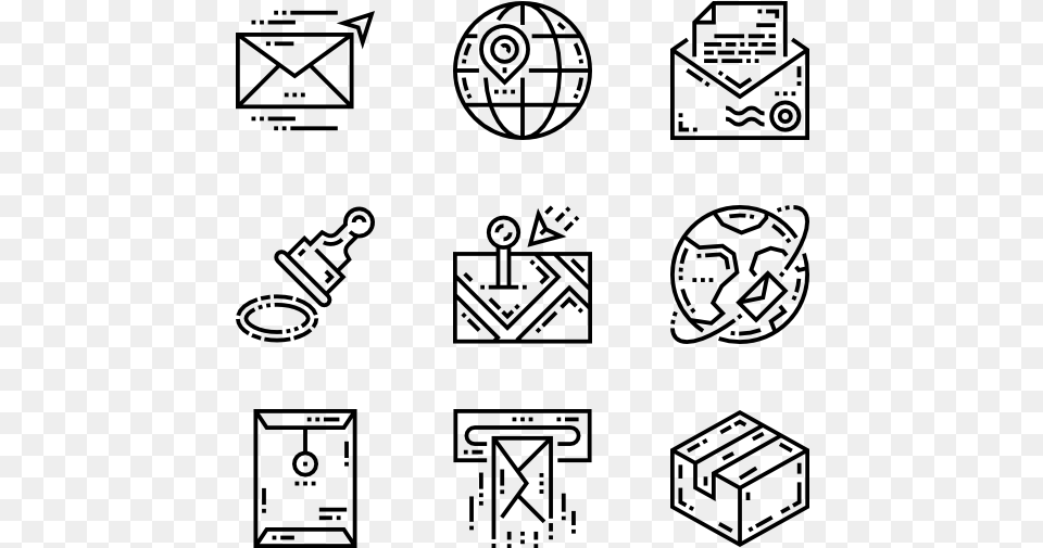 Mail 50 Icons Couple Icon Transparent Background, Gray Png Image
