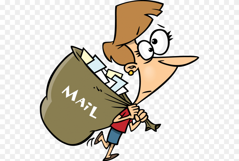 Mail Boy Clipart, Bag, Baby, Person, Book Png Image