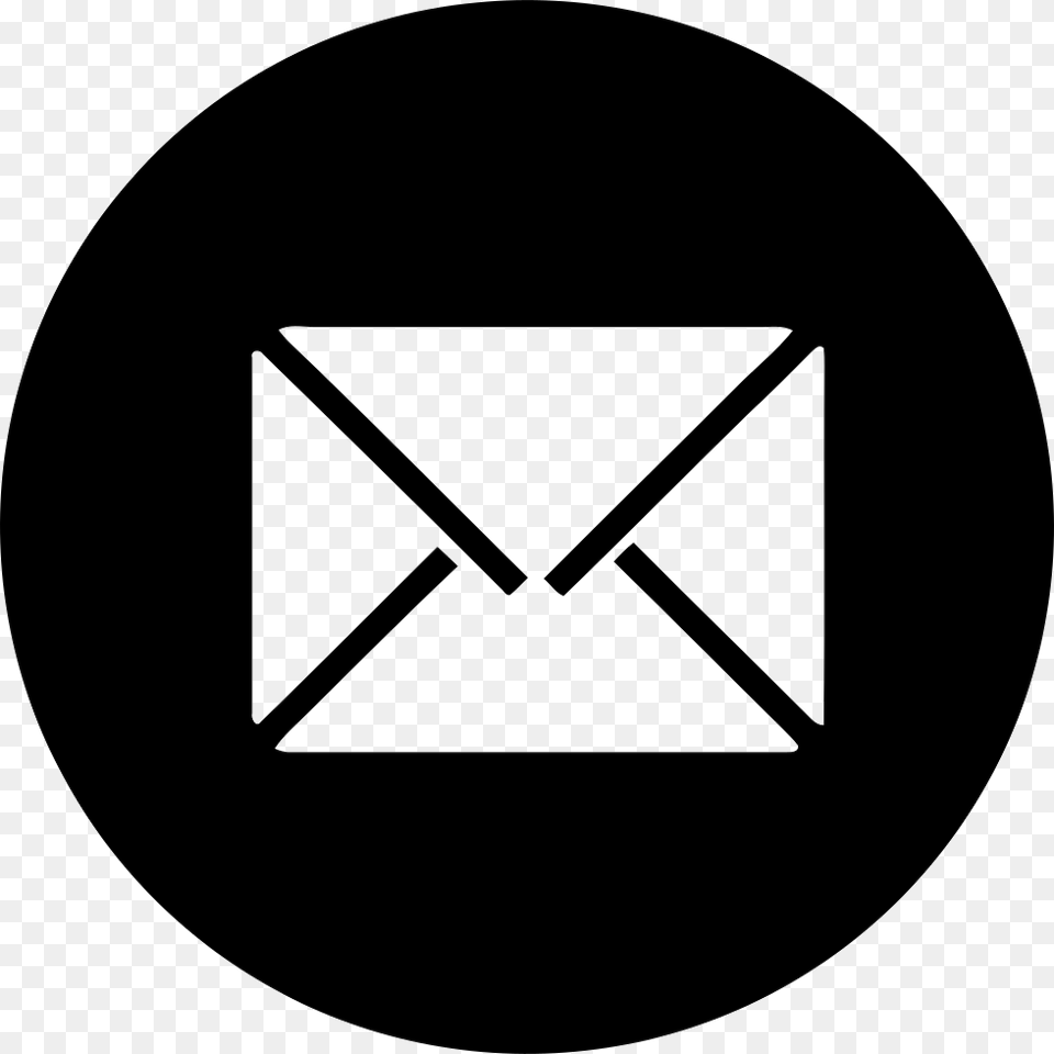 Mail Circle Svg Icon Free Download Email Icon Circle, Envelope, Disk Png