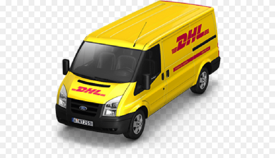 Mail Clipart Shipping Truck Carro Dhl, Moving Van, Transportation, Van, Vehicle Free Png Download