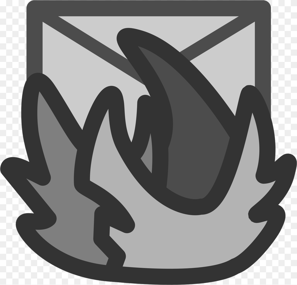 Mail Fire E Mail Icon Symbol Picpng Automotive Decal, Clothing, Hat, Glove, Electronics Free Png Download