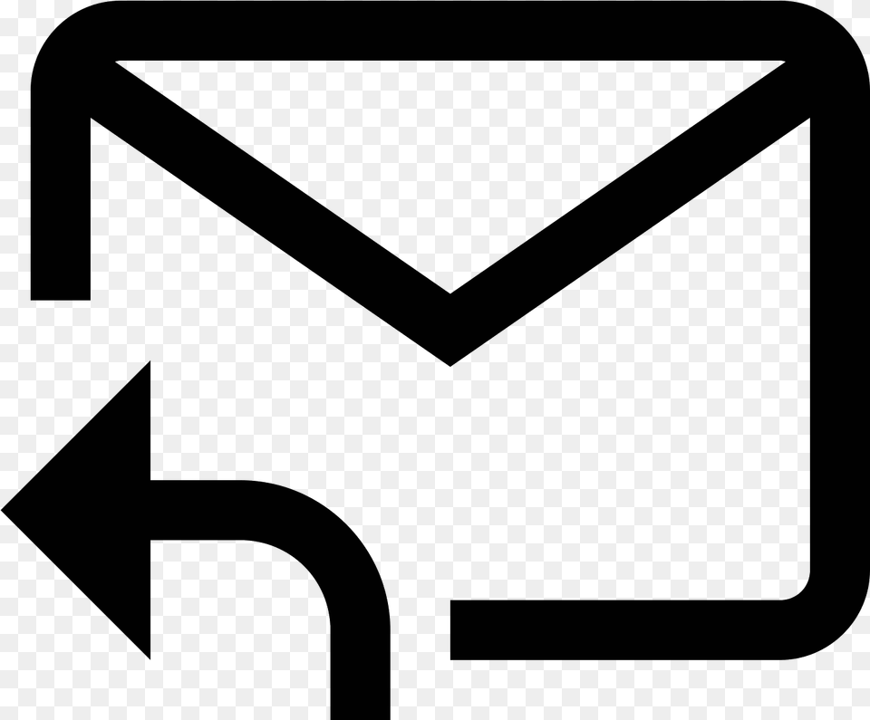 Mail Icon Icon, Gray Free Png