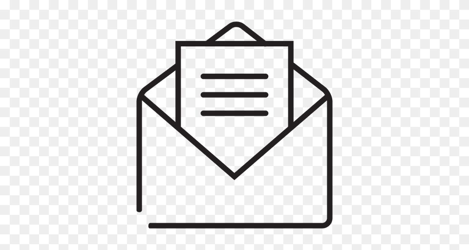 Mail Open Message Icon, Envelope Png Image