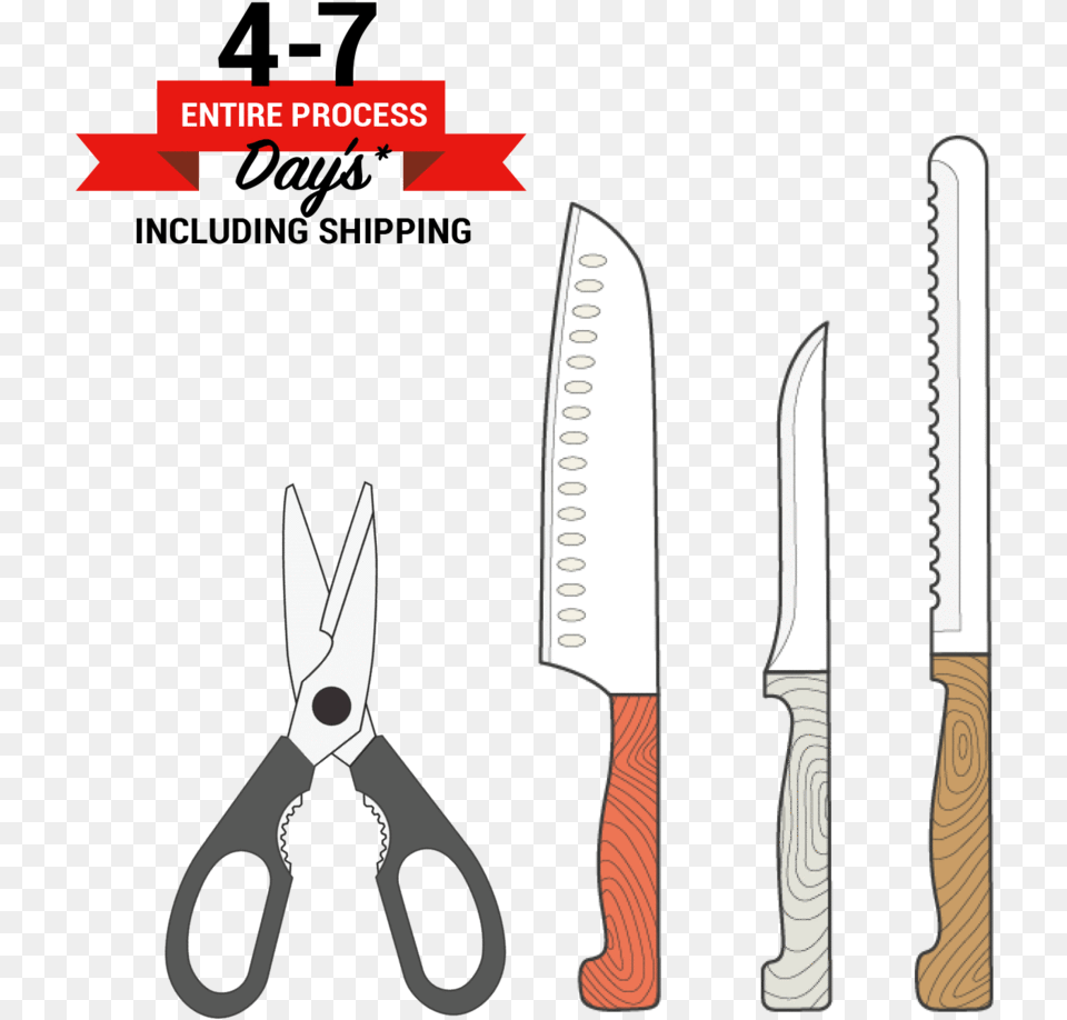 Mail Order Knife Sharpening, Blade, Weapon, Dagger Png Image