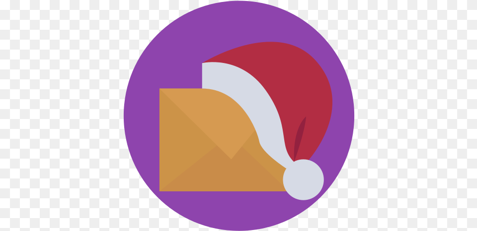 Mail Santas Letter Icon Language, Balloon, Disk, Clothing, Hat Free Png