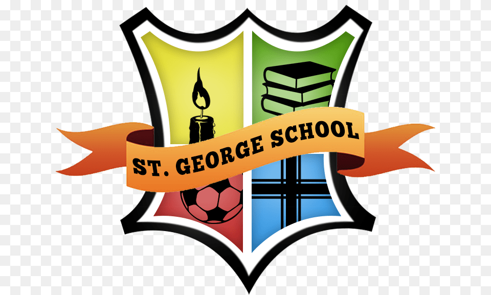 Mail St Georgeschool08gmail Com St George St George School Bhopal Mono, Logo, Bow, Weapon, Armor Png Image
