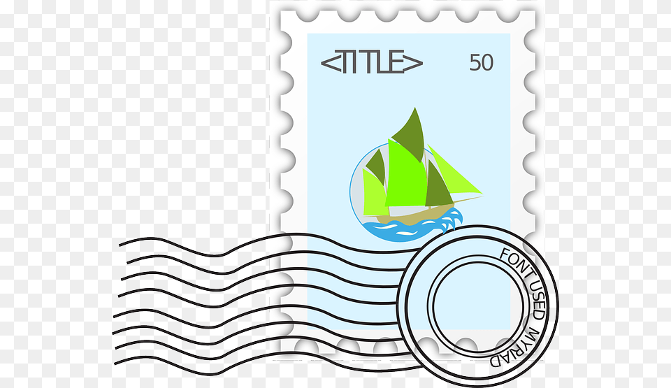 Mail Stamp Postage Template Letter Stamps Usps Clip Art Postcard Stamps, Boat, Sailboat, Transportation, Vehicle Png Image