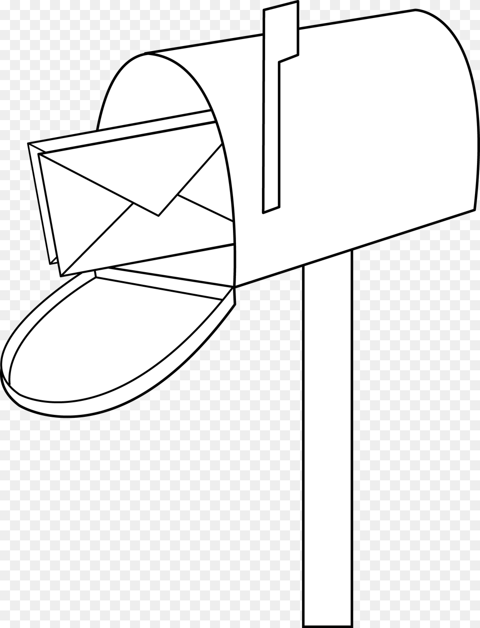 Mailbox 8 Pics Of Mail Cartoon Coloring Clipart Png Image