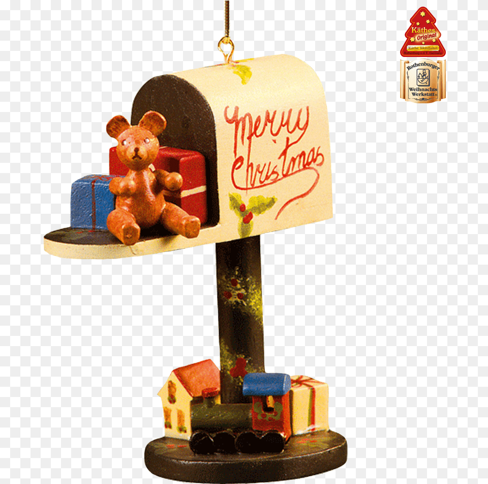 Mailbox Quotmerry Christmas Teddy Bear, Teddy Bear, Toy Free Png Download