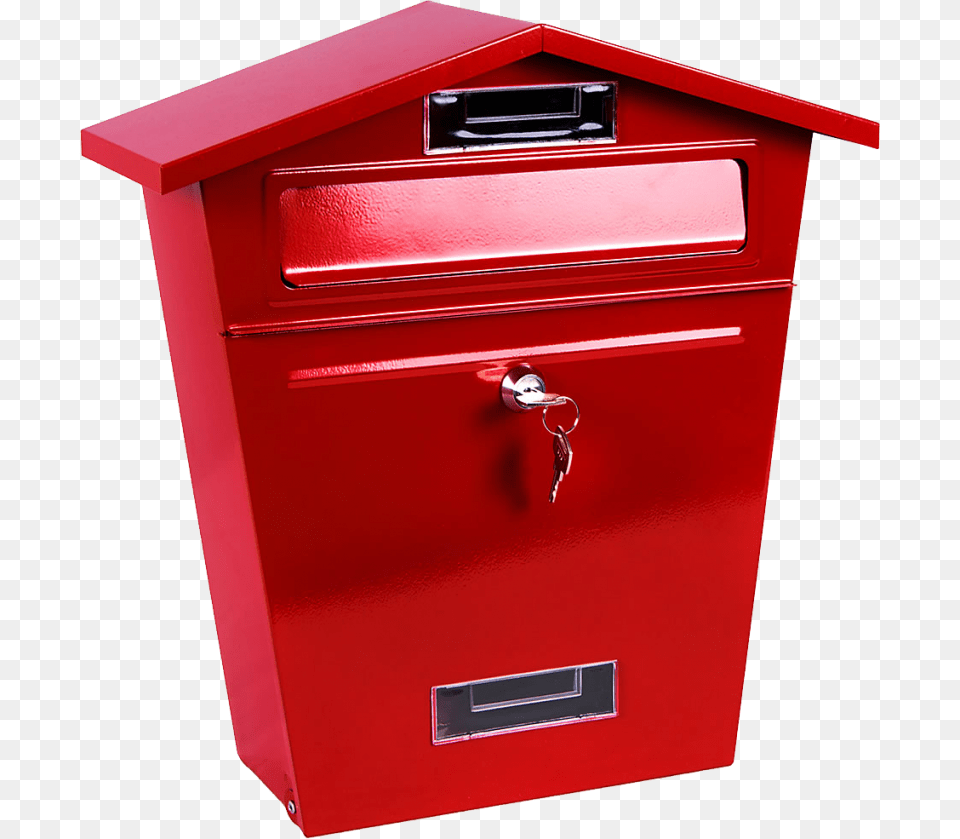 Mailbox Red Post Box, Postbox Png