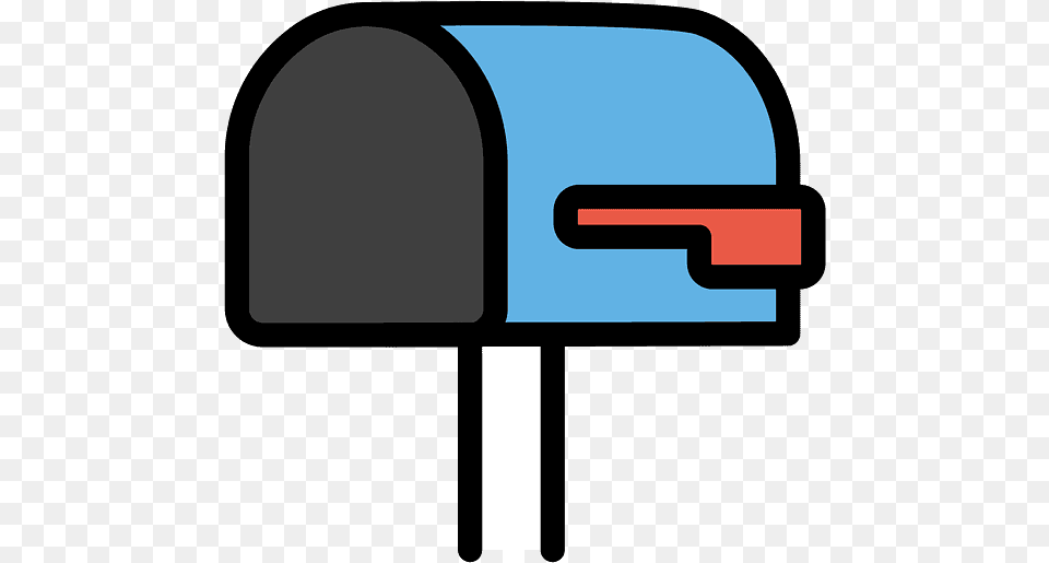 Mailbox With Lowered Flag Emoji Clipart Post Clipart, Cross, Symbol Png Image