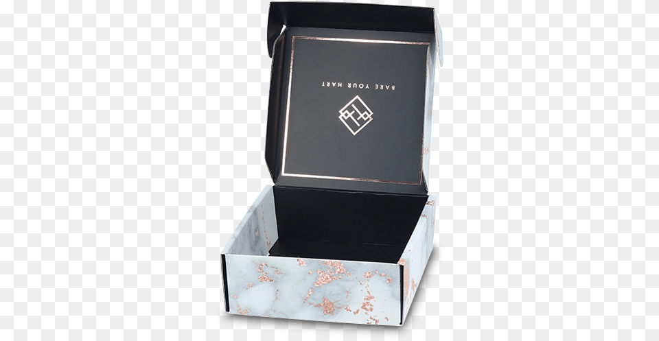 Mailer Box With Inside Gold Foil Box, Mailbox, Accessories, Formal Wear, Tie Png Image