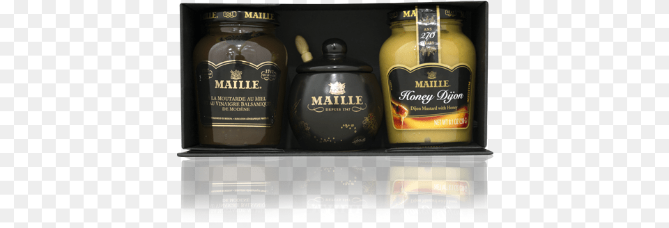 Maille Honey Duo Mustard Collection In Box Maille Dijon Honey Mustard, Food, Jar Png Image