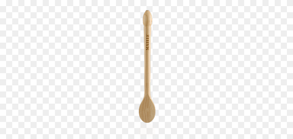 Maille Wooden Engraved Mustard Tasting Spoon, Cutlery, Kitchen Utensil, Wooden Spoon Png