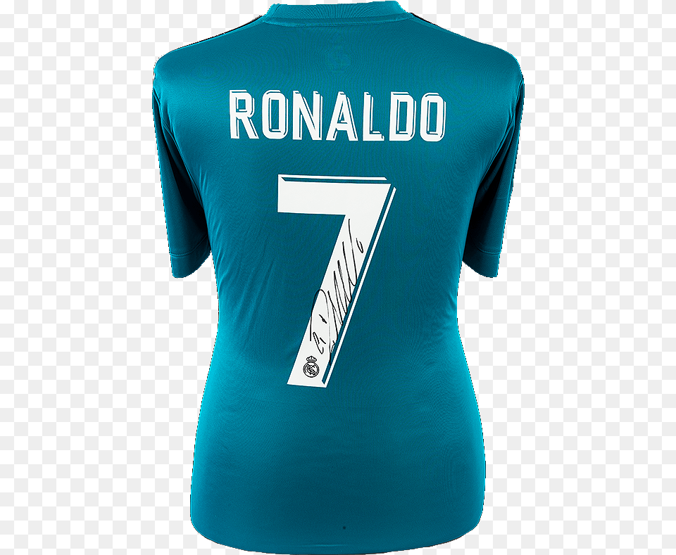 Maillot Third Real Madrid 2017 18 Ddicac Par Ltbgtcristiano Camiseta 7 Real Madrid, Clothing, Shirt, T-shirt, Jersey Png