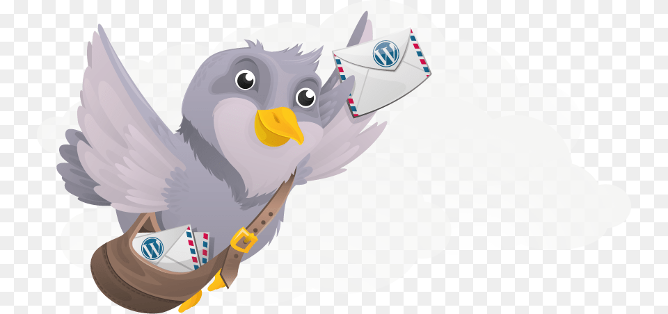 Mailpoet Wysija The Owl Pigeons With Letter, Animal, Bird, Jay Free Png
