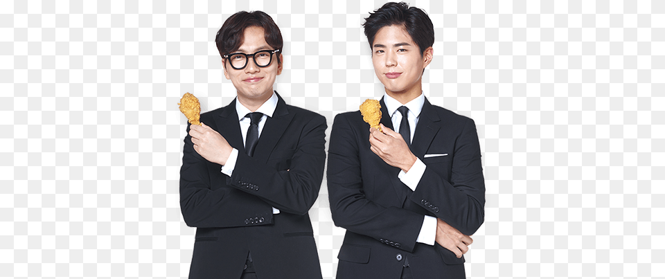 Main Banner Img Lee Dong Hwi Park Bo Gum, Clothing, Suit, Formal Wear, Male Free Png Download