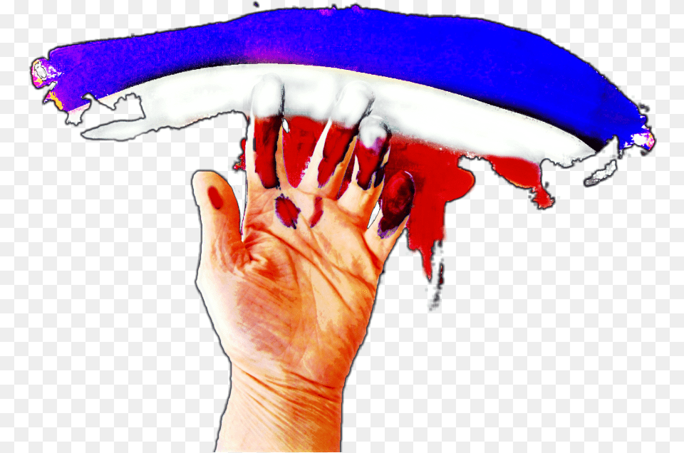 Main Bleublancrouge France French Hand Drapeau Flag Illustration, Body Part, Finger, Person, Adult Free Transparent Png