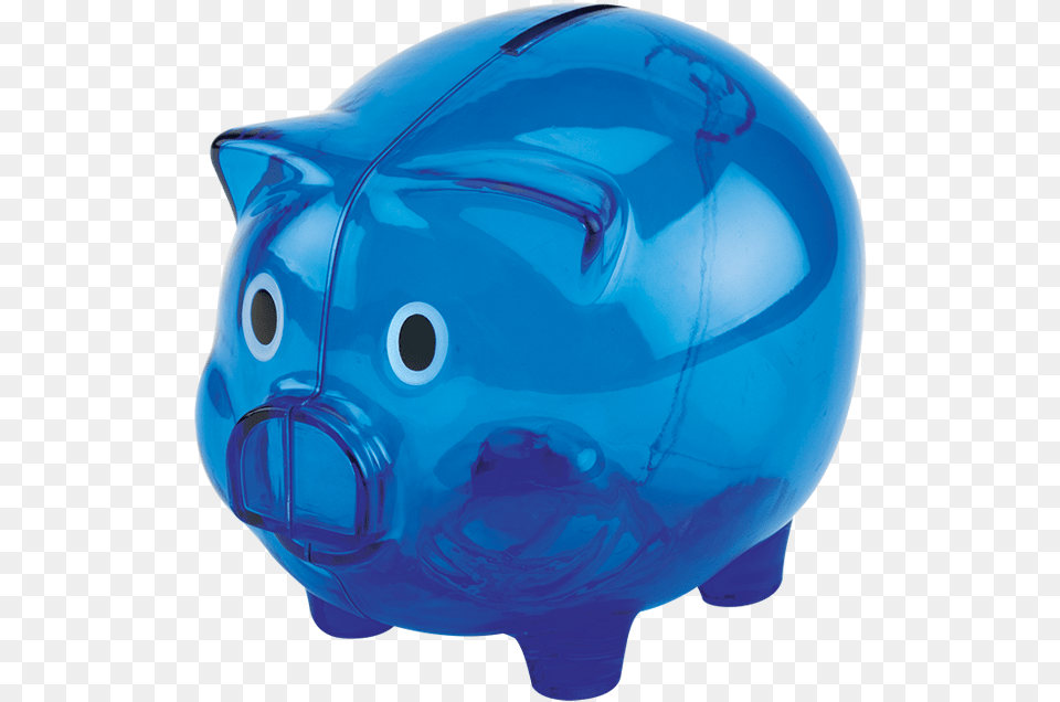 Main Blue Clear Piggy Bank, Piggy Bank, Baby, Person Free Png