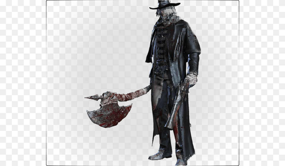 Main Bosses Gallery Official Guide Bloodborne Gascoigne Gun, Adult, Male, Man, Person Free Png Download