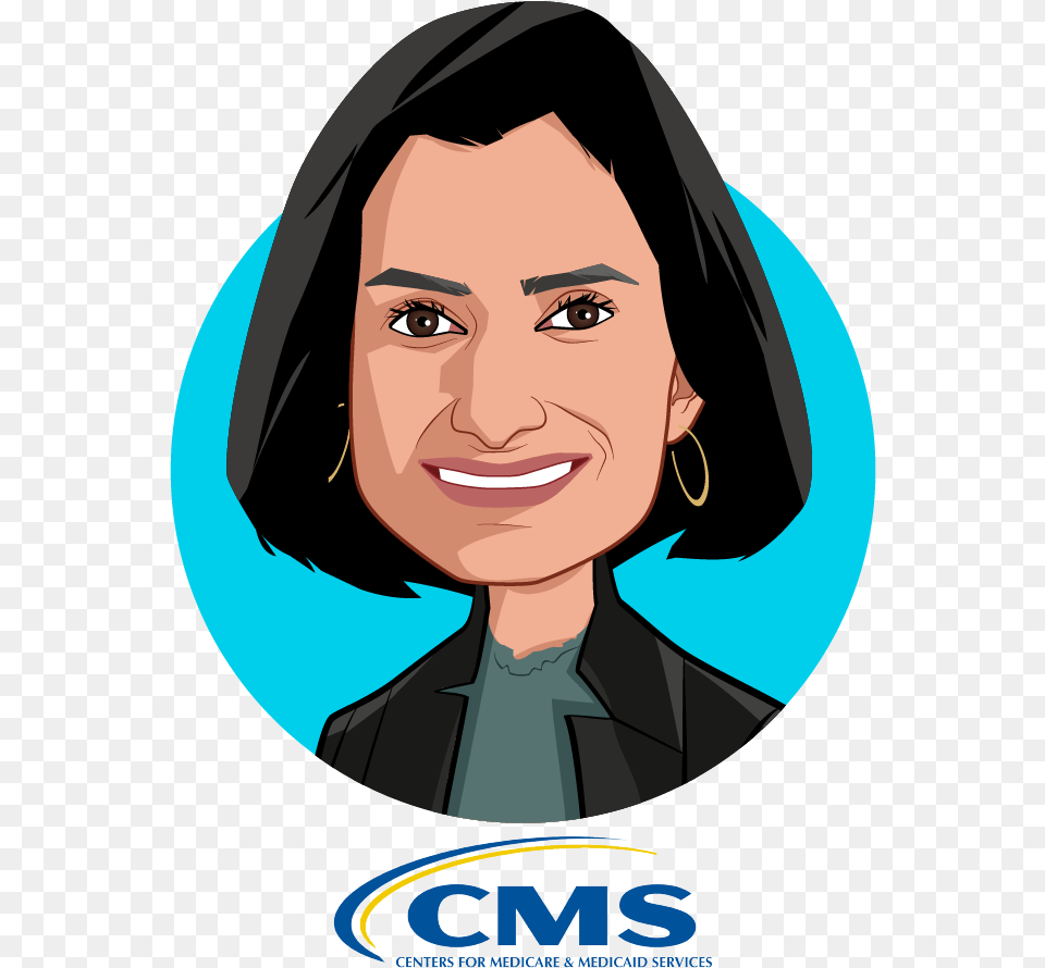 Main Caricature Of Seema Verma Who Is Speaking At Cartoon, Accessories, Person, Jewelry, Woman Png
