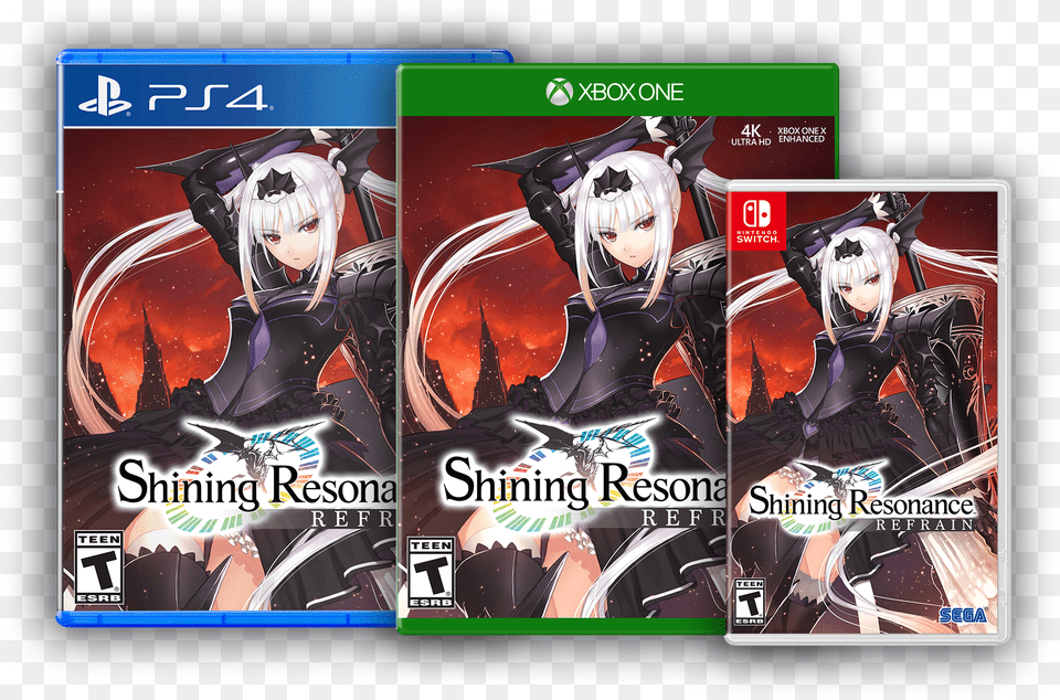 Main Characters Group Nintendo Switch Shining Resonance Refrain, Book, Comics, Publication, Person Free Png Download