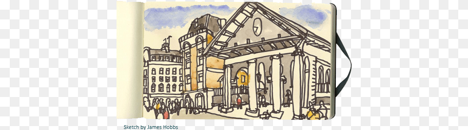 Main London Covent Garden Sketch, Art, Doodle, Drawing, Painting Png Image