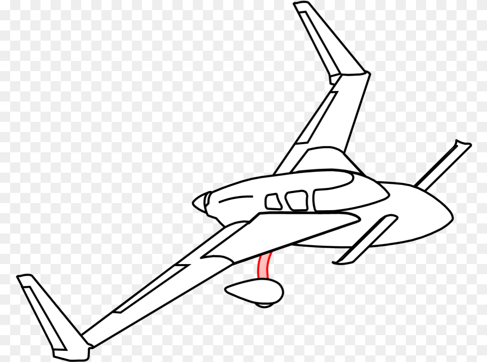 Main Landing Gear Strut Aerocad Aerocanard, Aircraft, Airplane, Jet, Transportation Free Png
