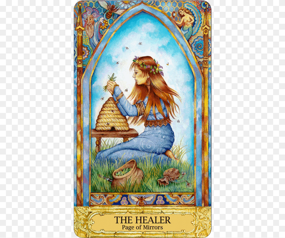 Main Menu The Healer Tarot Card The Healer, Art, Person, Painting, Publication Free Png