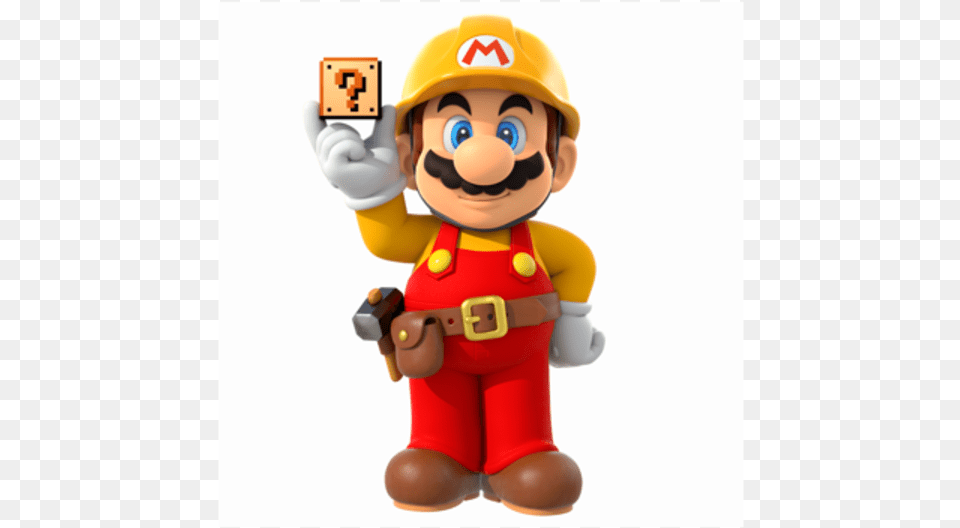 Main Pic Super Mario Maker Mario Maker Logo Transparent, Baby, Person, Game, Super Mario Free Png