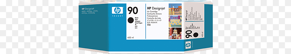 Main Product Photo Hp 90 Cyan 400ml Ink Cartridge, Advertisement, Poster Free Png Download