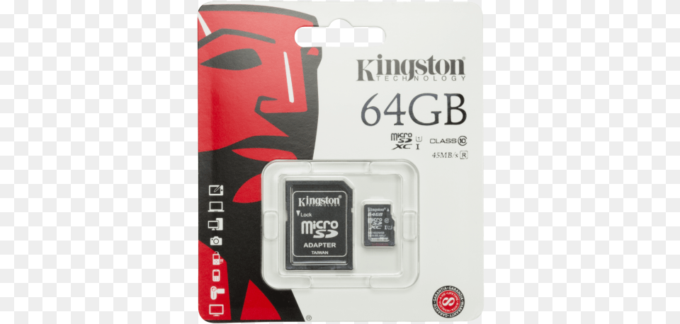 Main Product Photo Kingston Memory Card Class, Computer Hardware, Electronics, Hardware, Computer Free Transparent Png