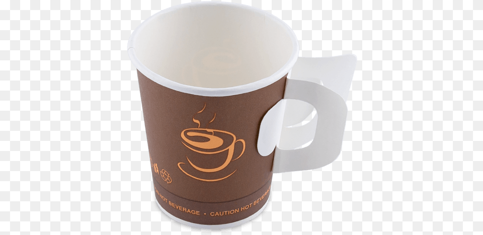 Main Product Photo Paper Cup Handle, Beverage, Coffee, Coffee Cup, Latte Free Png Download