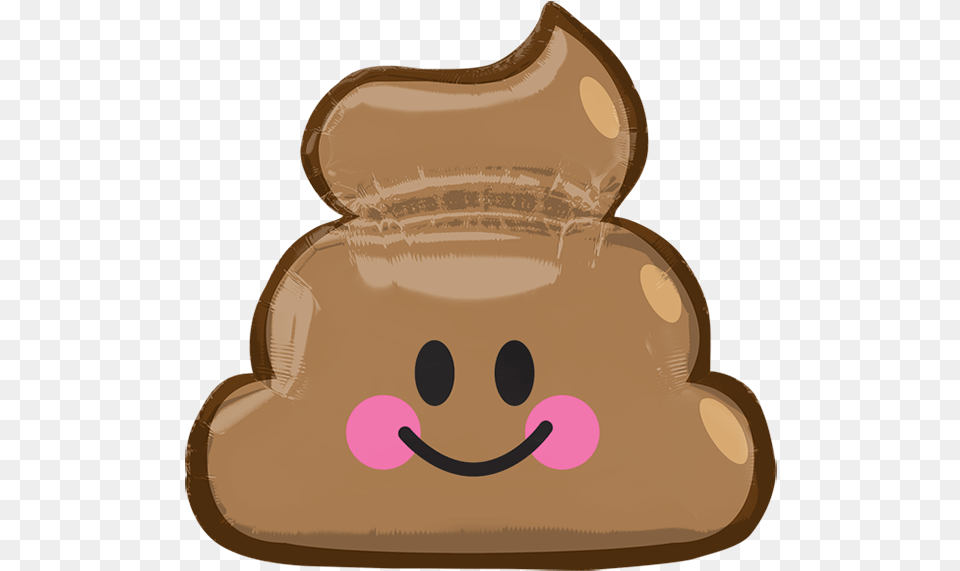 Main Product Photo Party City Poop Emoji Balloon, Food, Sweets, Cookie, Bag Free Png