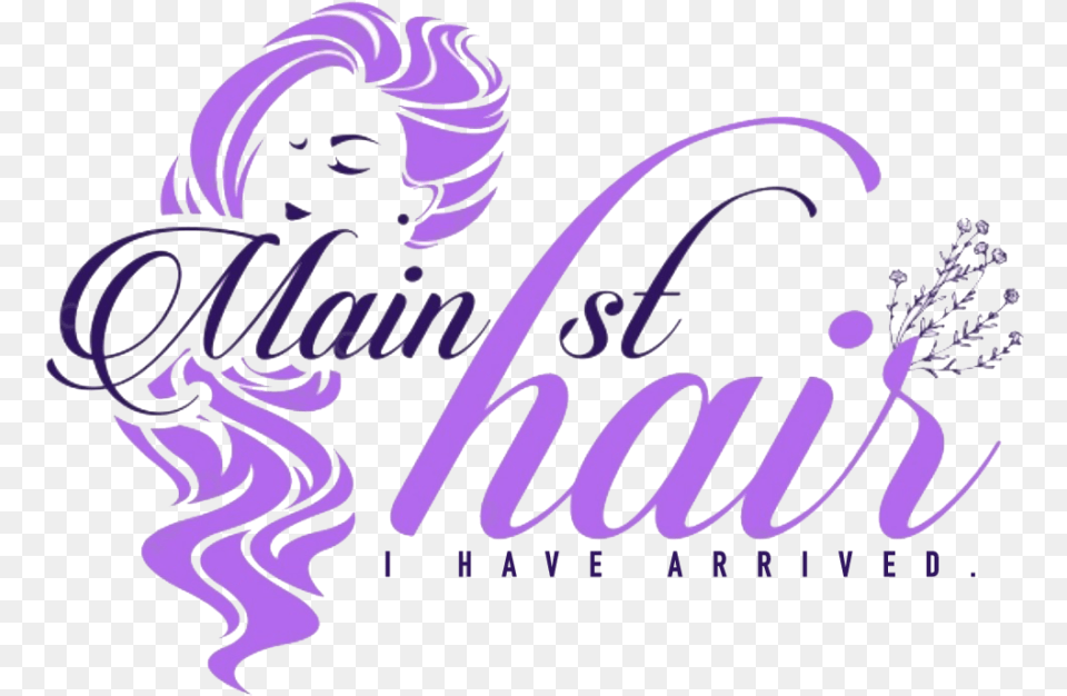 Main St Hair Logo Wigs Pleasanton Illustration, Purple, Person, Book, Face Free Png Download