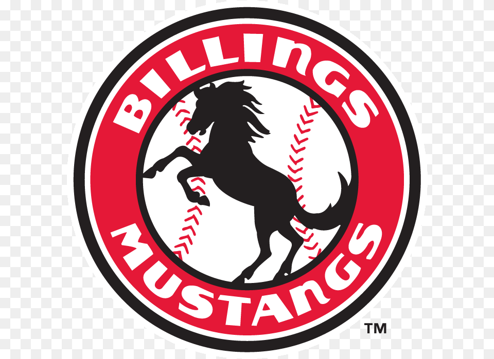 Main Street Baseball Billings Mustangs Billings Mustangs, Emblem, Symbol, Logo, Animal Png