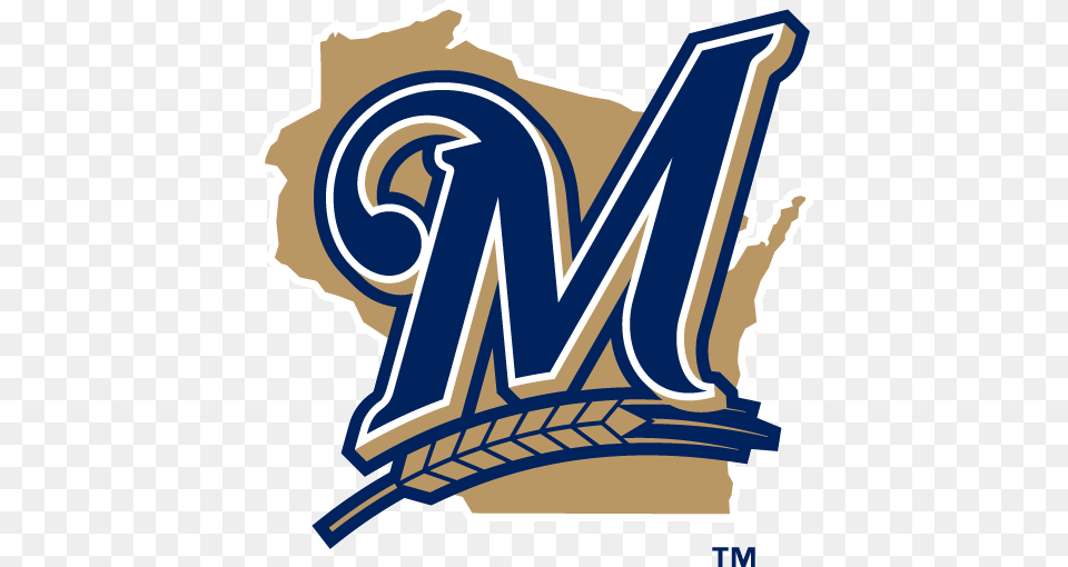 Main Street Crips Milwaukee Brewers M Logo, Symbol, Emblem, Text Free Png Download
