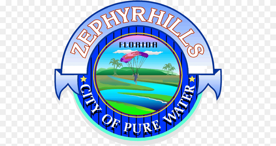 Main Street Zephyrhills Tree, Badge, Logo, Symbol, Person Png Image