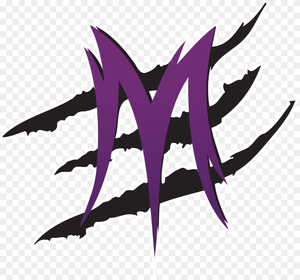 Maine Mayhem, Purple, Logo, Animal, Fish Free Png Download