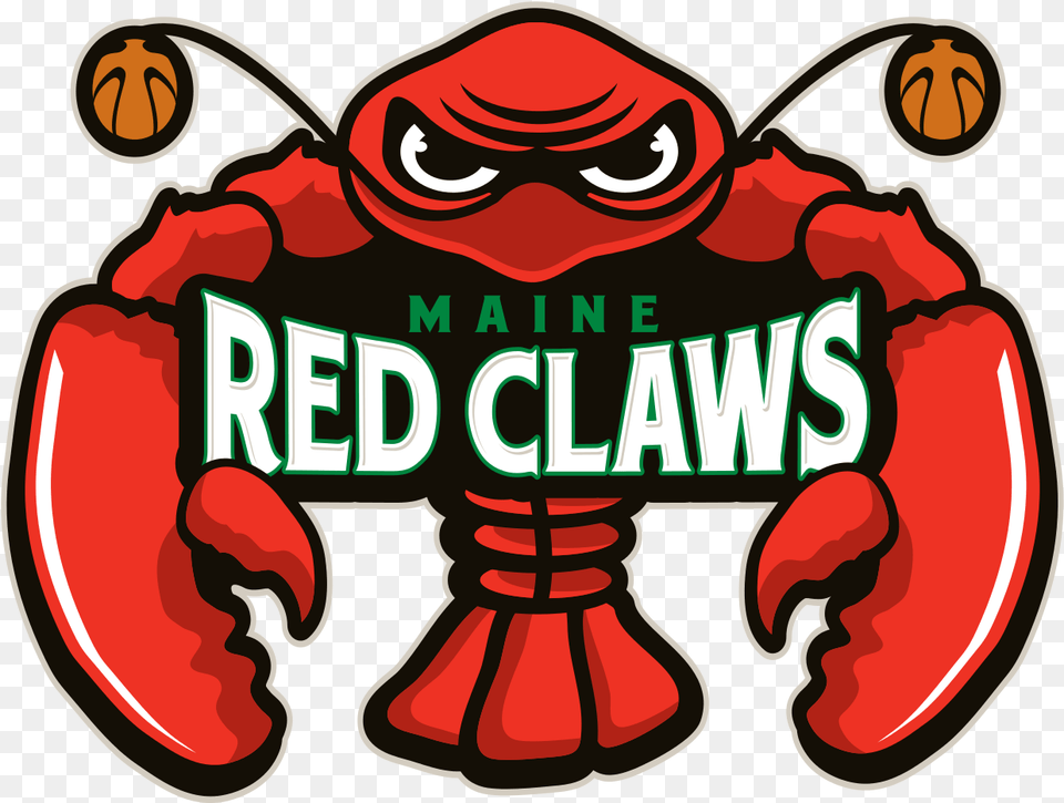 Maine Red Claws Wikipedia Maine Red Claws Logo, Food, Seafood, Animal, Dynamite Png Image