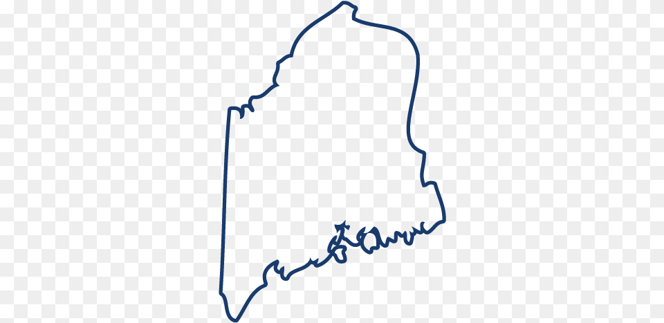 Maine Transparent Maine Outline, Text Free Png