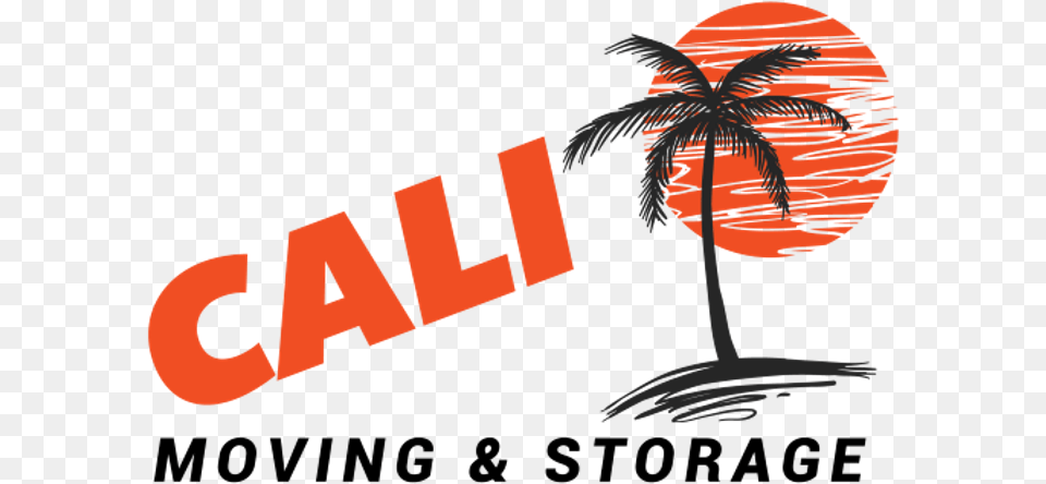Mainpage Calimovingu0026storage Logo Palm Tree In The Sunset Graphic Design, Palm Tree, Plant, Outdoors, Nature Png