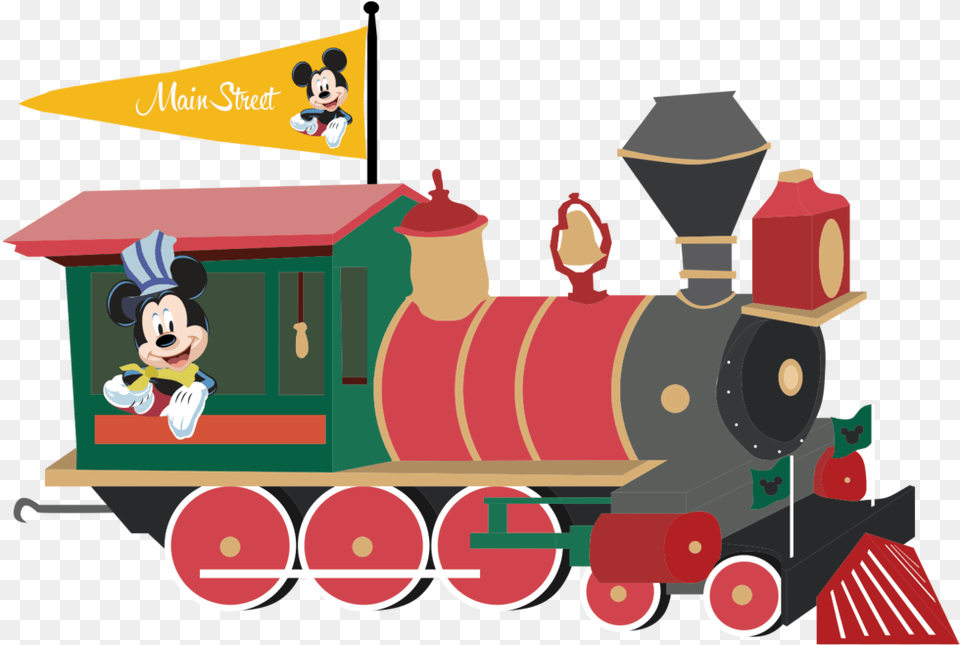 Mainstreet Toys Train Clipart, Vehicle, Transportation, Locomotive, Railway Png Image