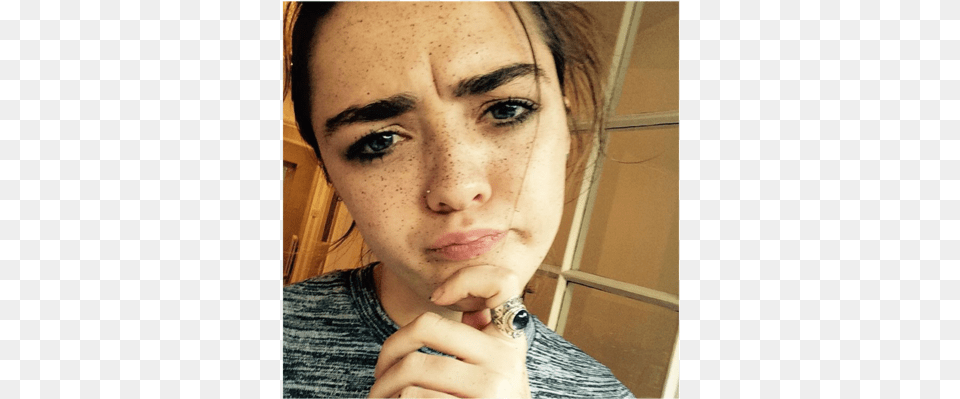 Maisie Williams Close Up, Person, Face, Portrait, Photography Png Image